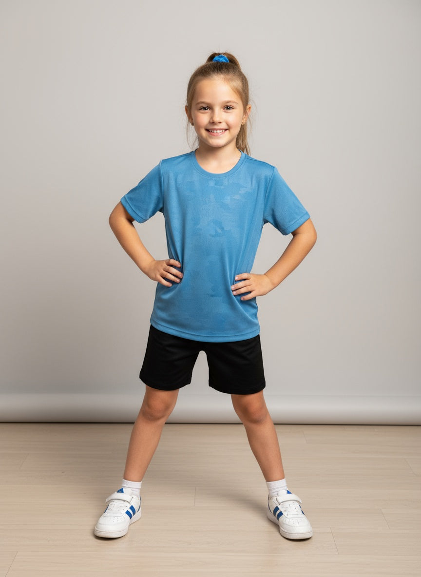 Core  Jacquard Scuba Girls Tee