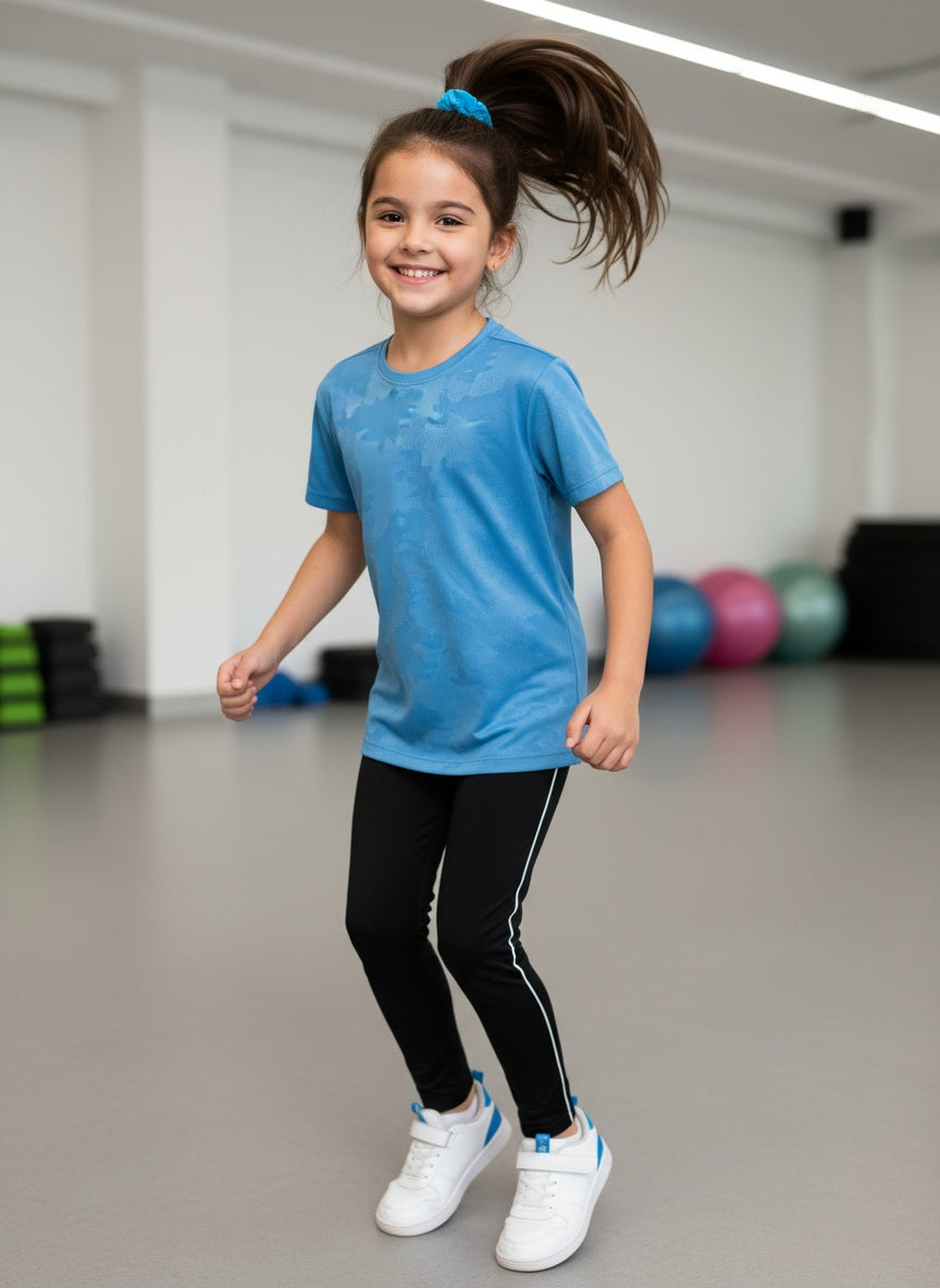 Core  Jacquard Scuba Girls Tee