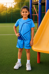 Girls Blue Blaze Performance Set