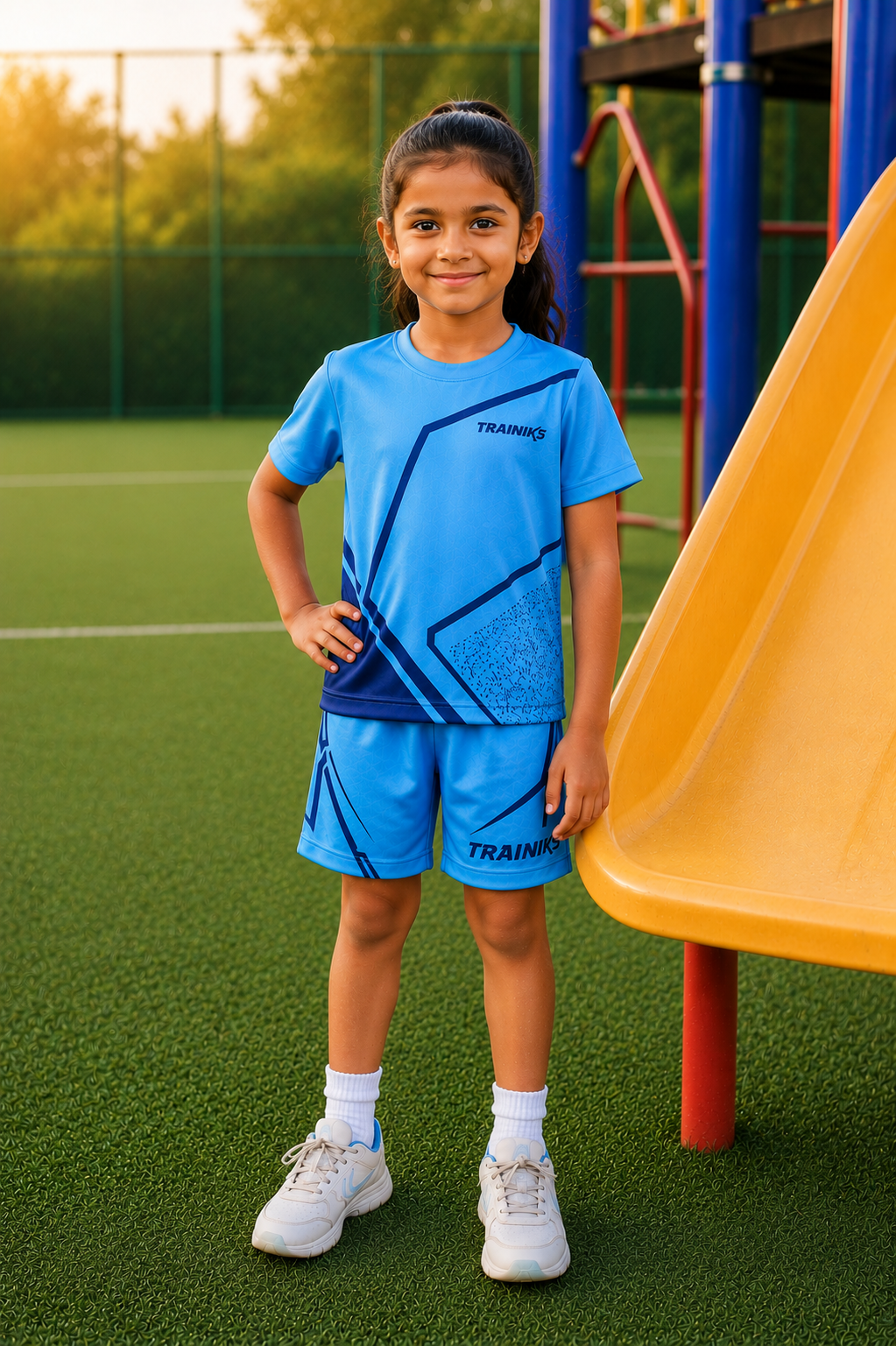Girls Blue Blaze Performance Set