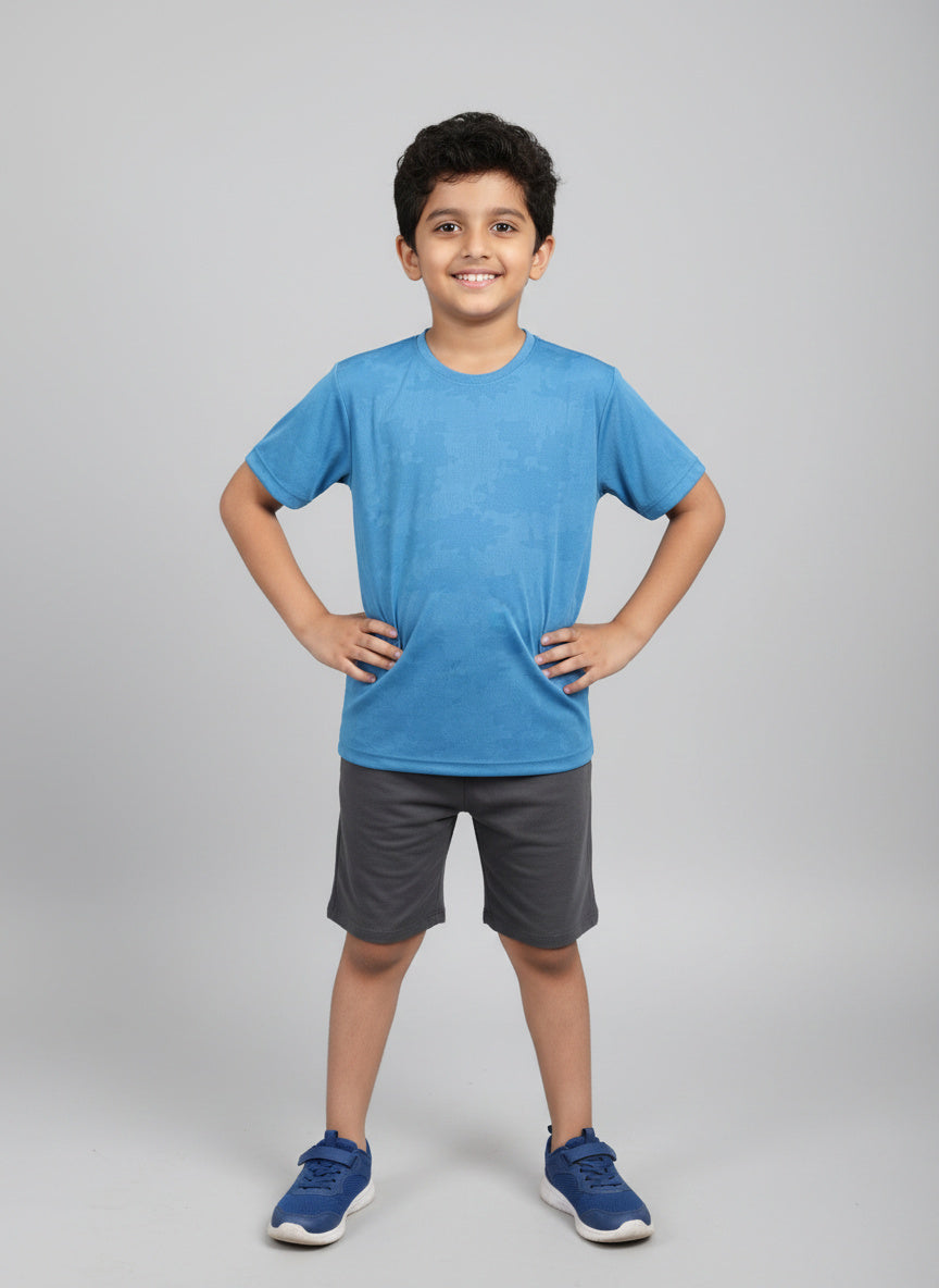 Core  Jacquard Scuba Boys Tee